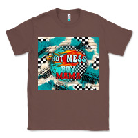 Chestnut hot mess boy mama with fire Classic Tee - TumblerDesignByShophia