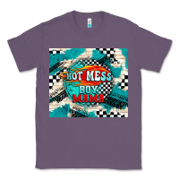 Lavender hot mess boy mama with fire Classic Tee - TumblerDesignByShophia