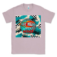 Lilac hot mess boy mama with fire Classic Tee - TumblerDesignByShophia