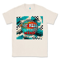 Natural hot mess boy mama with fire Classic Tee - TumblerDesignByShophia