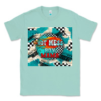 Seafoam hot mess boy mama with fire Classic Tee - TumblerDesignByShophia