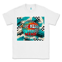 White hot mess boy mama with fire Classic Tee - TumblerDesignByShophia