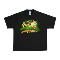 Black St. Patrick's Day cat Urban Heavy Tee - HowdyJamesFarm