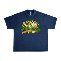 Navy St. Patrick's Day cat Urban Heavy Tee - HowdyJamesFarm