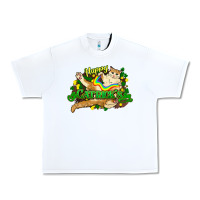 White St. Patrick's Day cat Urban Heavy Tee - HowdyJamesFarm
