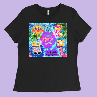 I Need Vitamin Sea Ladies Tee Designed By Tumblerdesignbyshophia