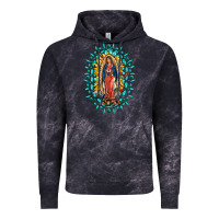 Cloud Black Our Lady Of Guadalupe Gemstone Sunflowers Vintage Hoodie - FaDigitalArtStudio