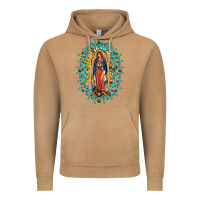 Our Lady Of Guadalupe Gemstone Sunflowers Vintage Hoodie | Teevron