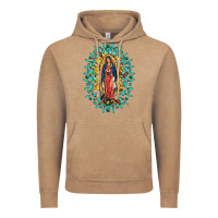 Vintage Coffee Our Lady Of Guadalupe Gemstone Sunflowers Vintage Hoodie - FaDigitalArtStudio