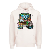 Pale Pink Happy Easter Premium Hoodie - CowhideDigitalArt