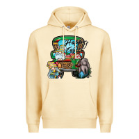 Pina Colada Happy Easter Premium Hoodie - CowhideDigitalArt