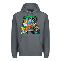 Rock Happy Easter Premium Hoodie - CowhideDigitalArt