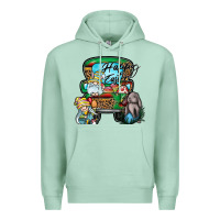 Seafoam Happy Easter Premium Hoodie - CowhideDigitalArt