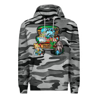 Slate Camo Happy Easter Premium Hoodie - CowhideDigitalArt