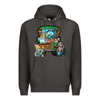 Smoke Happy Easter Premium Hoodie - CowhideDigitalArt
