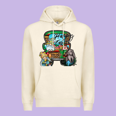 Happy Easter Premium Hoodie Designed By Cowhidedigitalart
