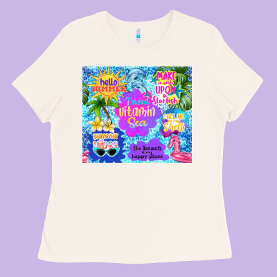 I Need Vitamin Sea Ladies Tee Designed By Tumblerdesignbyshophia