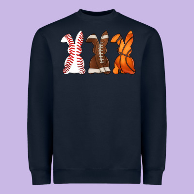 Western Easter Support Bunny Heavyweight Sweatshirt Designed By Artiststas