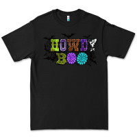 Black Halloween howdy boo Premium Tee - NancyCooperArtShop