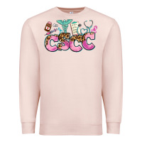 Pale Pink cscc Premium Sweatshirt - AdoDesignShop