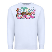 White cscc Premium Sweatshirt - AdoDesignShop