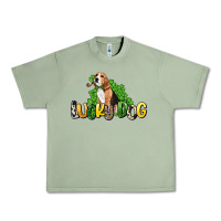 Oil Green lucky dog St. Patrick's Urban Heavy Tee - HowdyJamesFarm