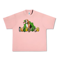 Salmon lucky dog St. Patrick's Urban Heavy Tee - HowdyJamesFarm