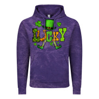 Cloud Purple St. Patrick's lucky leprechaun Vintage Hoodie - OliviaCreatesArt