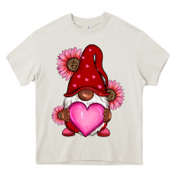 Cream Valentine's Day afro gnome Heavy Core Tee - RanaPortraitStore