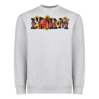 Heather Grey western farm Heavyweight Sweatshirt - Artiststas