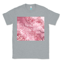 Heather Grey glitter pink agate Classic Tee - TumblerDesignByShophia