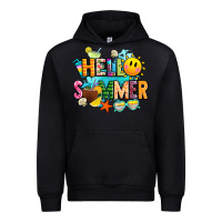 Black hello summer Urban Hoodie - JahusDesignShop