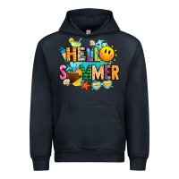 Navy hello summer Urban Hoodie - JahusDesignShop