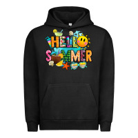Pigment Black hello summer Urban Hoodie - JahusDesignShop