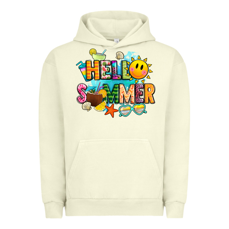 Hello Summer Urban Hoodie by JahusDesignShop | Teevron