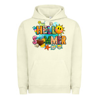 Pigment Pistachio hello summer Urban Hoodie - JahusDesignShop