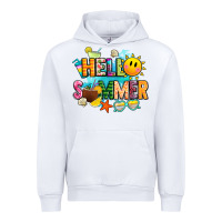 White hello summer Urban Hoodie - JahusDesignShop