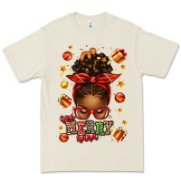 Bone one merry nana christmas afro messy bun Premium Tee - texasbilliewilder