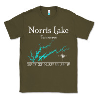 Army Green Norris Lake, Tennessee Characters Video game Classic Tee - maiPhamDesign