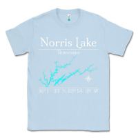 Dusty Blue Norris Lake, Tennessee Characters Video game Classic Tee - maiPhamDesign