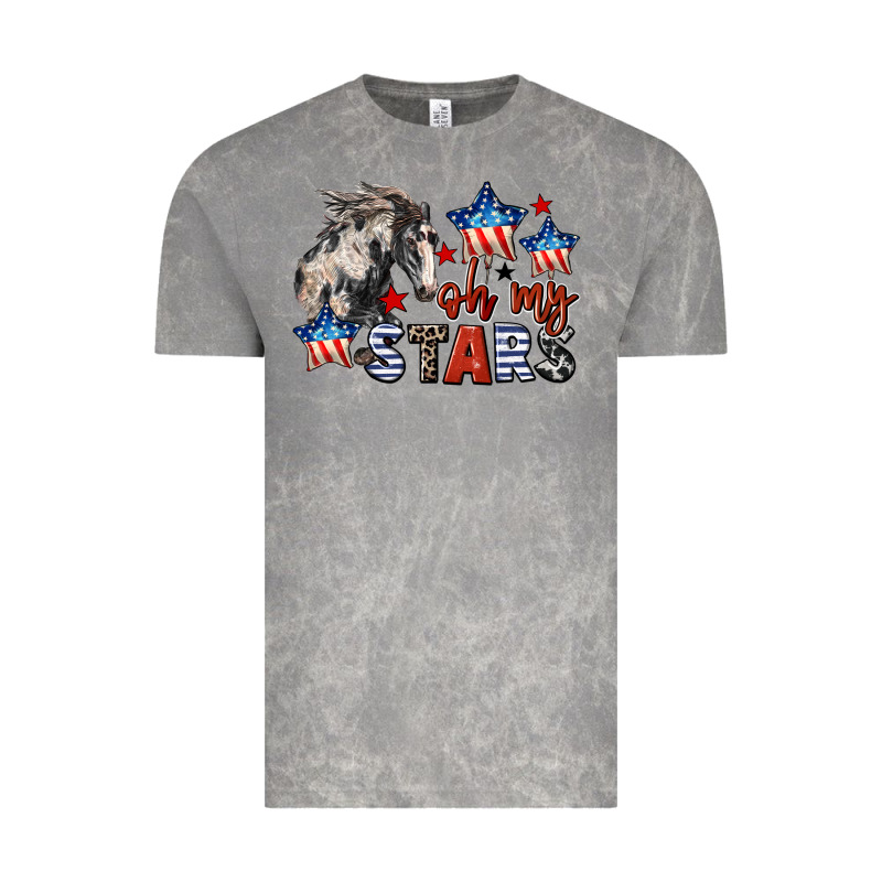Oh My Stars Horse 4th Of July Vintage Tee by CowGirlArtShop | Teevron