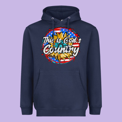 This Is God's Country Heavyweight Hoodie Designed By Adodesignshop
