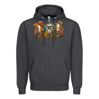 Smoke western goats Zipper Hoodie - BarkalooDesign