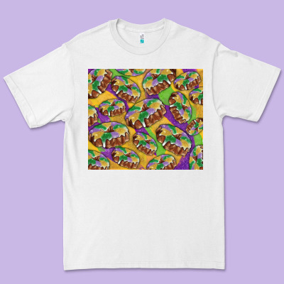 Mardi Gras King Cake Premium Tee Designed By Ranaportraitstore
