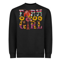 Black western farm girl Heavyweight Sweatshirt - Artiststas