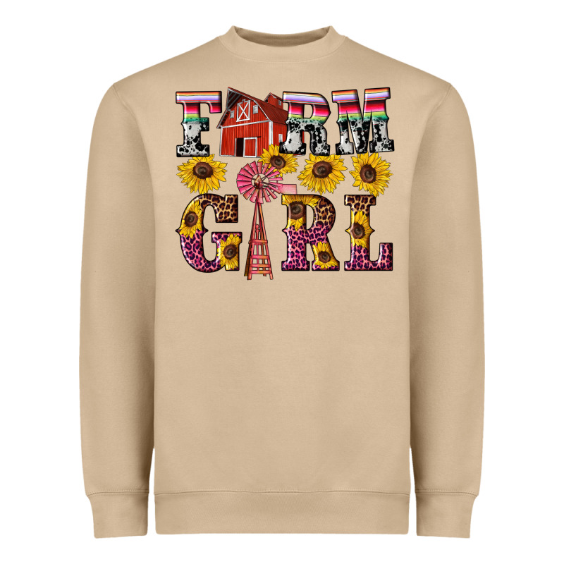 Western Farm Girl Heavyweight Sweatshirt by Artiststas | Teevron