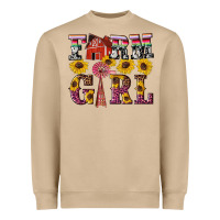 Mushroom western farm girl Heavyweight Sweatshirt - Artiststas