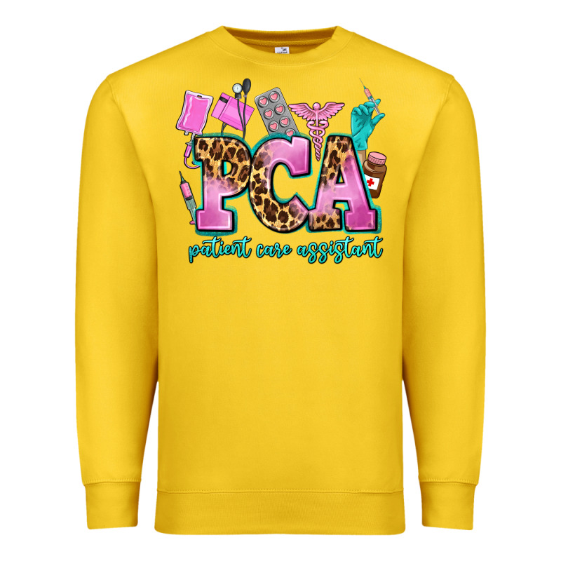 Pca Patient Care Assistant Premium Sweatshirt by AdoDesignShop | Teevron