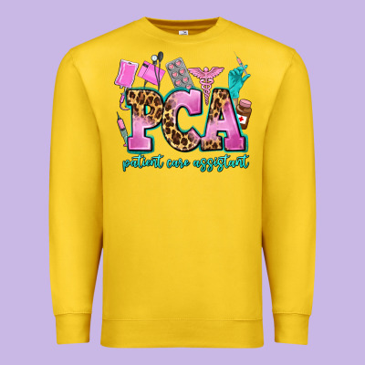 Pca Patient Care Assistant Premium Sweatshirt Designed By Adodesignshop