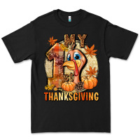 Black My 1st Thanksgiving Premium Tee - NancyCooperArtShop
